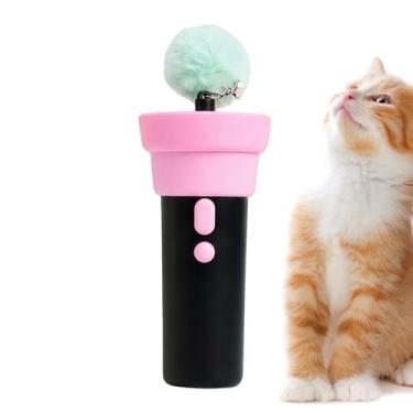 Imagem de Brinquedos eletrônicos para gatos | Brinquedo eletrônico interativo para gatos | Jogo interno para alívio do tédio, exercícios em casa, entretenimento, treinamento diário