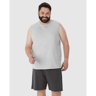 Imagem de Pijama Masculino Plus Size Regata Malwee Ref. 130762-Masculino