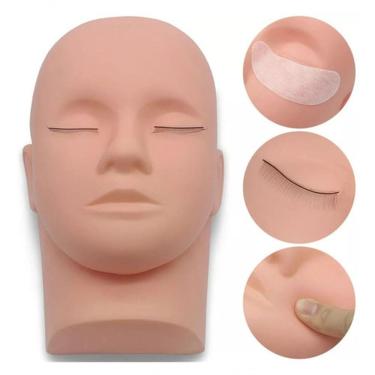 Imagem de Cabeça De Silicone Maquiagem, Cílios Micropigmentação Oferta