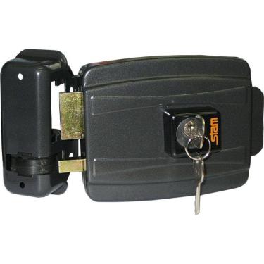 Imagem de Fechadura Elétrica Stam CIL.40MM Grafite - 40091