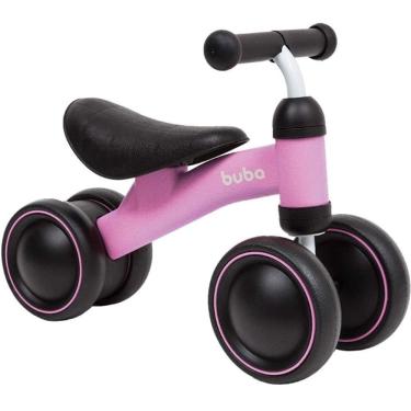 Imagem de Bicicleta de Equilibrio 4 Rodas Buba Infantil sem Pedal COR Rosa
