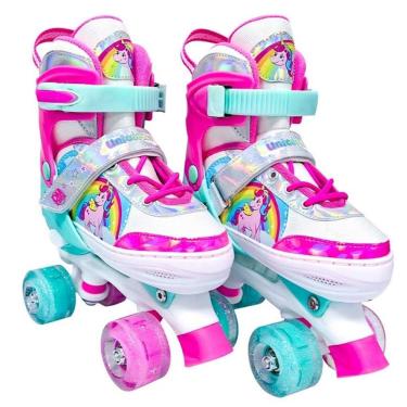 Imagem de Patins Roller Ajustavel Unicornio TAM G DM TOYS