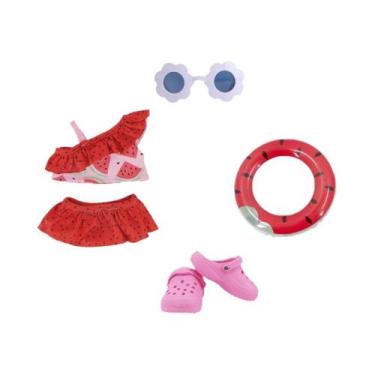 Imagem de Roupa De Banho Com Escamas De Peixe Para Boneca De 43cm, Acessório De 