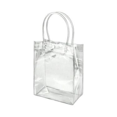Imagem de Sacolas Transparentes Com Alças 20pcs Plásticas Para Casamento, Festa 