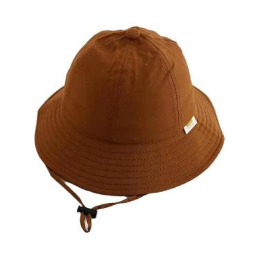 Imagem de Chapéu De Pescador De Algodão Para Bebês Meninos E Meninas, Boné Casua