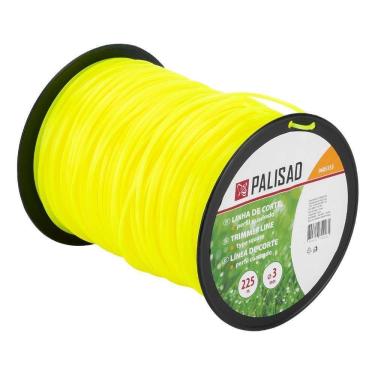 Imagem de Fio Nylon Quadrado Roçadeira 3mm 225m Palisad Poliamida Pa6