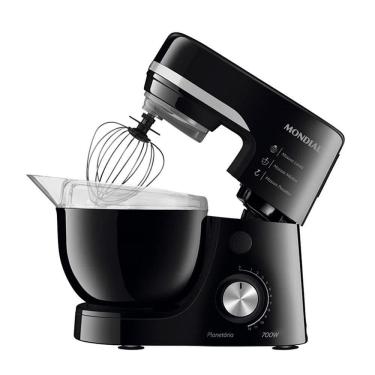 Imagem de Batedeira Planetaria Mondial Bp03 700Wts 3 Batedores Preta - 110V