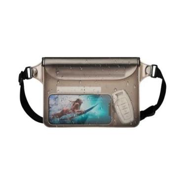 Imagem de Bolsa de Celular PVC à Prova d'Água com Alça de Cintura Ajustável - Id