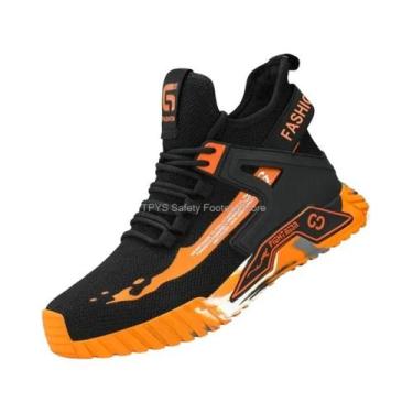 Imagem de Botas De Trabalho Indestrutíveis Para Homens Com Biqueira De Aço E Pro