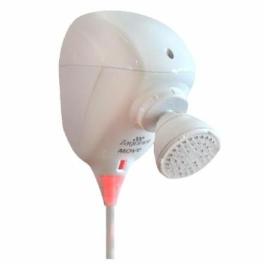 Imagem de Chuveiro Ducha Eletrônica Move Com Led Zagonel - Branco, 7500W, 220V