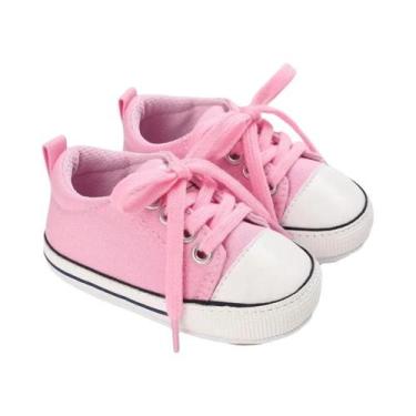 Imagem de Tênis Unissex Para Bebês, Lona, sola De Borracha Antiderrapante, Confo