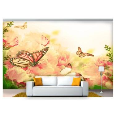 Imagem de Papel De Parede Floral Flores Textura Sala 3D 3M² Xfl227