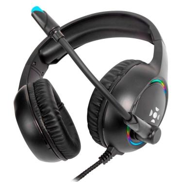 Imagem de Headset Gamer Fortrek Holt, Driver 50mm, Led Rgb, P2, Usb, Adaptador P3, Preto - 70552