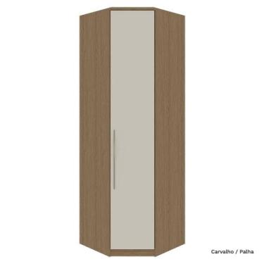 Imagem de Guarda Roupa Modulado 01 Porta 245cm Canto Oblíquo Setiba - Móveis Rim