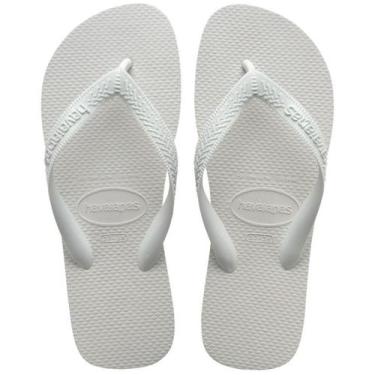 Imagem de Sandália Havaianas Top Lisa Branca 43/44 Adulto Unissex