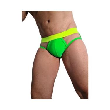 Imagem de Cueca  Slip cirrê com tule transparente - AA COLLECTION CURITIBA, Verd