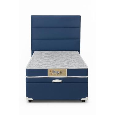 Imagem de Cama Infantil Mini Cama Box Baú 70x150cm Com Colchão D28 l Genki Kenko