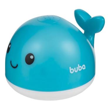 Imagem de BUBA – Baleia Azul Esguicha Água Brinquedo diverção banho e pscina para bêbe e criança