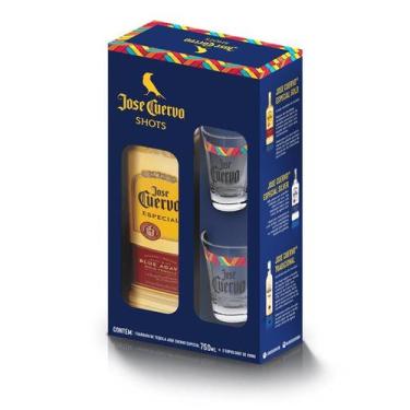 Imagem de Tequila Jose Cuevo Kit 2 Cop. Shot Esp 750ml - José Cuervo