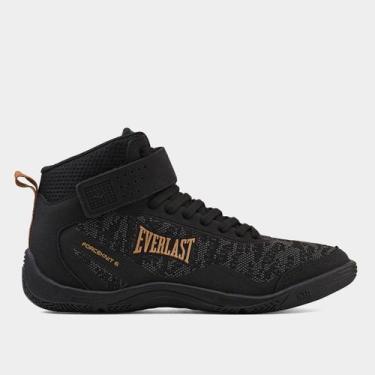 Imagem de Tênis Everlast Forceknit 6, Preto, Dourado, 42