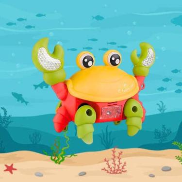Imagem de Brinquedo Caranguejo Musical Fujão À Pilha, Verde