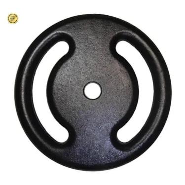 Imagem de Anilha 2kg Super Premium Ferro Fundido Pintada Academia-Unissex