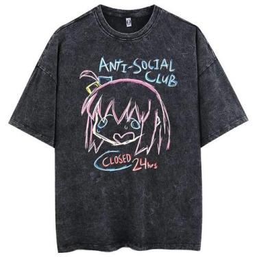 Imagem de Camiseta Masculina de Algodão com Estampa Anime Bocchi the Rock, BR-G4