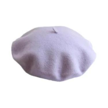 Imagem de Boina Feminina Quente De Lã Grossa Estilo Artista Francês Chapéu Para 
