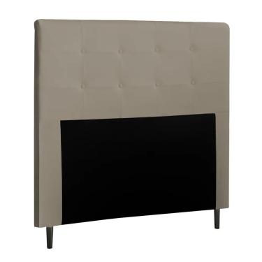 Imagem de Cabeceira Cama Box Casal Queen 160cm Luna I02 Sintético Bege - Mpozenato