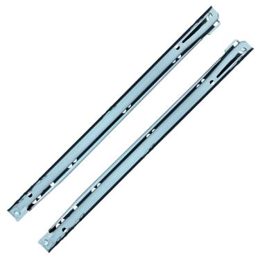 Imagem de Kit 02 Corrediça Metálica Teclado Cozinha Simples Trilho de Gaveta Oculta - Esse kit mo...