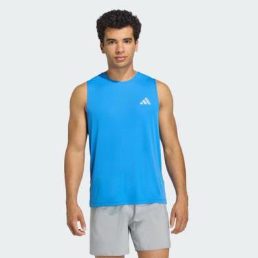 Imagem de Regata Adidas Run Ess Tank Azul, G