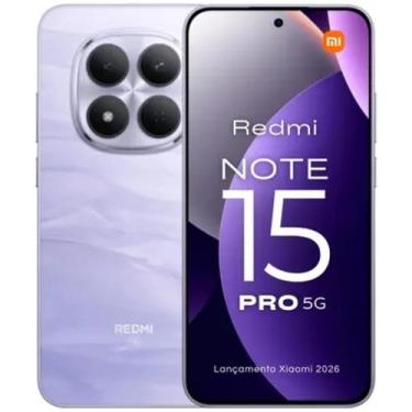 Imagem de Smartphone Xioami NOTE 15 PRO 5G Lançamento 2026 NFC 512GB - roxo - xi