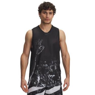 Imagem de Regata Under Armour Curry Signature Masculina, Preto, G