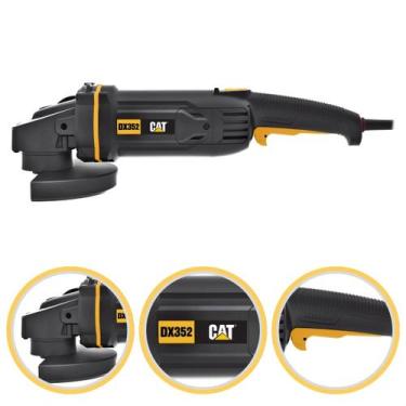 Imagem de Esmerilhadeira Lixadeira Angular 7 Polegadas 2350W Cat Profissional 18