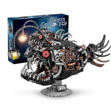Imagem de Conjunto de blocos de construção QFJ Ideas Mechanical Lantern Fish 103