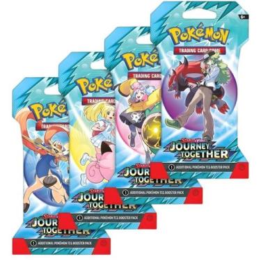 Imagem de Booster Cartas Pokemon TCG Coleções Mega Evolução Amigos Da Jornada Pa