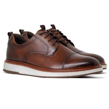 Imagem de Sapato Masculino Democrata Casual Metropolitan Clark Pulse Couro Confo