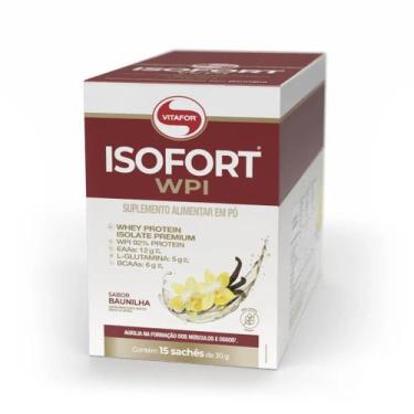 Imagem de ISOFORT WPI 15 Saches 30gr Baunilha Vitafor
