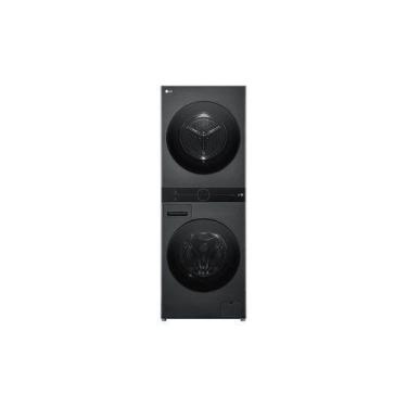 Imagem de Lava e Seca LG Smart Washtower 14KG BLACK INOX 127V WK14BS6, 110V