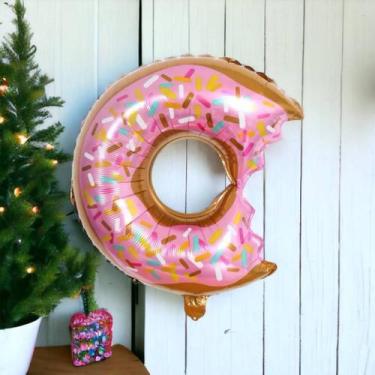 Imagem de Balão Metalizado Rosquinha Donuts 73cm Festa Decoração - Make+