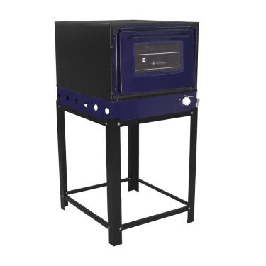 Imagem de Forno Industrial a Gás Metalúrgica Venâncio Bravo com Pé em Aço Carbono Azul