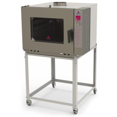 Imagem de Forno Turbo a Gás para Padaria Progás PRP-5000 Capacidade 5 Esteiras com Painel Eletrônico Inox Bivolt