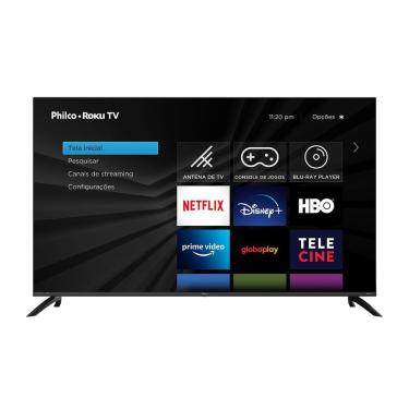 Imagem de Smart TV Philco PTV58G70RCBL 58" 4K LED Preto com Roku TV e Dolby Audio Bivolt
