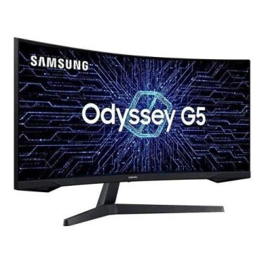 Imagem de Monitor Gamer Curvo Samsung Odyssey 34" Ultra WQHD, 165Hz, 1ms, série 