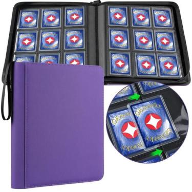 Imagem de Álbum para cartões GEAoffice em couro PU impermeável, capacidade para 