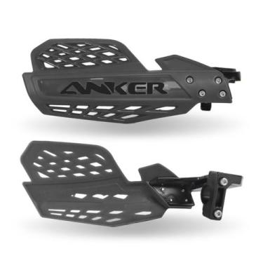 Imagem de Protetor Mão Aberto Anker Armour Motocross Trilha, Cinza nardo