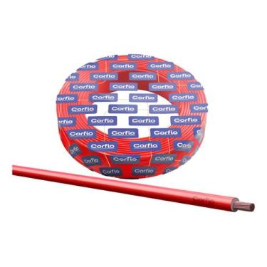 Imagem de Cabo Fio Flexível 750v 6mm Roda Rolo 20 metros Corfio, Vermelho