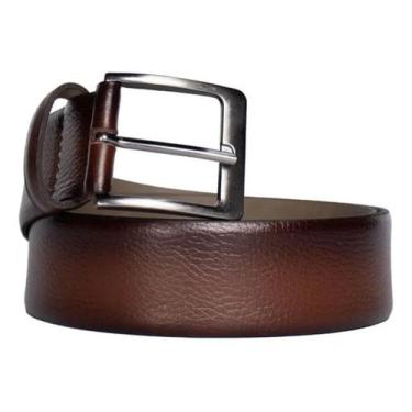 Imagem de Cinto Masculino Fasolo Em Couro Largo 3,5cm Original, Marrom 06, 105