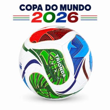 Imagem de Bola Futebol de Campo Copa do Mundo 2026 Adulto Infantil Sem Costura -