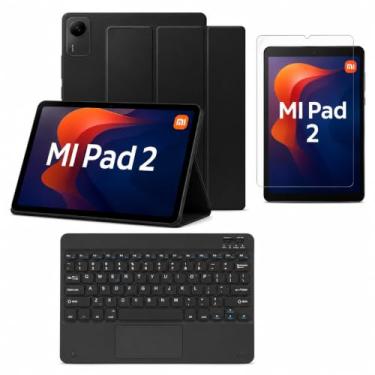Imagem de Kit Capa Slim Para Xiaomi Redmi Pad 2 11" Polegadas + Teclado + Mouse + Película + Caneta (CLIQ.Envio).